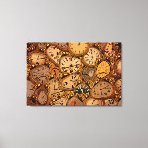 Clocks Canvas Print