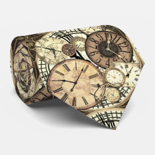Clocks Neck Tie