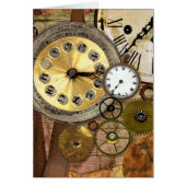 Clocks Rusty Old Steampunk Art (Front)