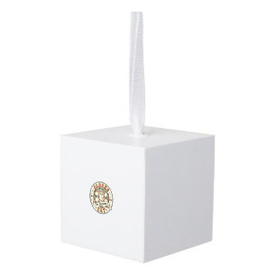 Clocks Time Blindness Cat Clocks Time Blindness Ca Cube Ornament