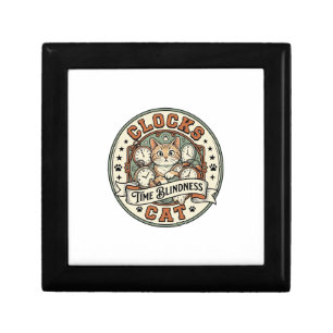 Clocks Time Blindness Cat Clocks Time Blindness Ca Gift Box