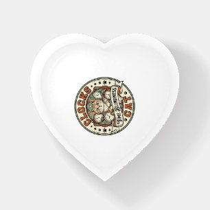 Clocks Time Blindness Cat Clocks Time Blindness Ca Paperweight