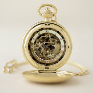 Clockwork 6 pocket watch