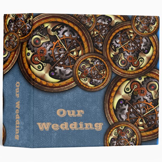 Clockwork and Leather, 2 inch binder