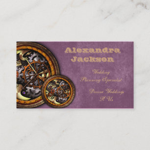 Clockwork and Leather, Business Card