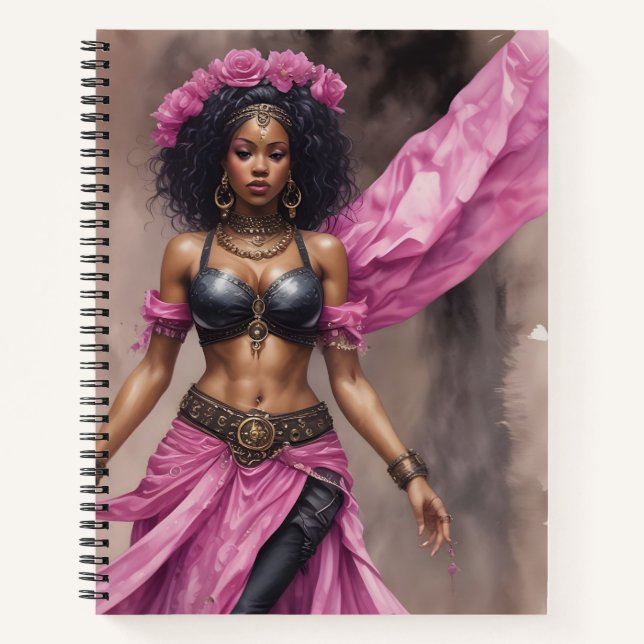 Clockwork Belly Dancer Notebook (Front)