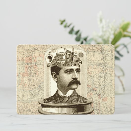 Clockwork Brain STEAMPUNK vintage (Standing Front)