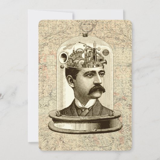 Clockwork Brain STEAMPUNK vintage (Back)