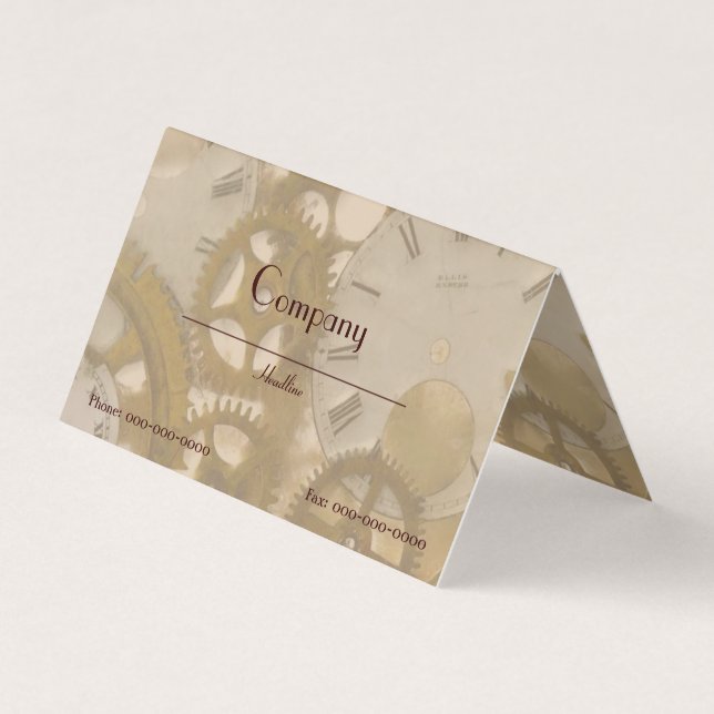 Clockwork Business Card (Front)