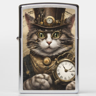 Clockwork Cat Zippo Lighter