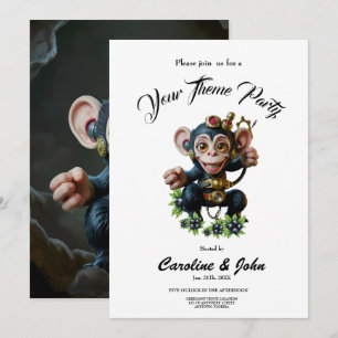 Clockwork Cavekeeper – The Whispering Monkey Invitation