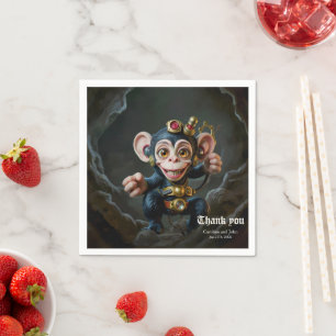 Clockwork Cavekeeper – The Whispering Monkey Napkins
