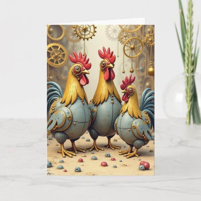 Clockwork Christmas Card (Front)