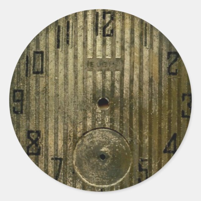 clockwork classic round sticker (Front)