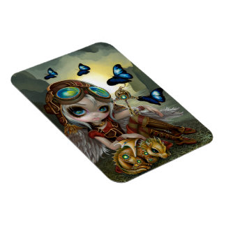 "Clockwork Dragonling" Flex Magnet