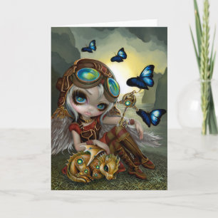 "Clockwork Dragonling" Postcard