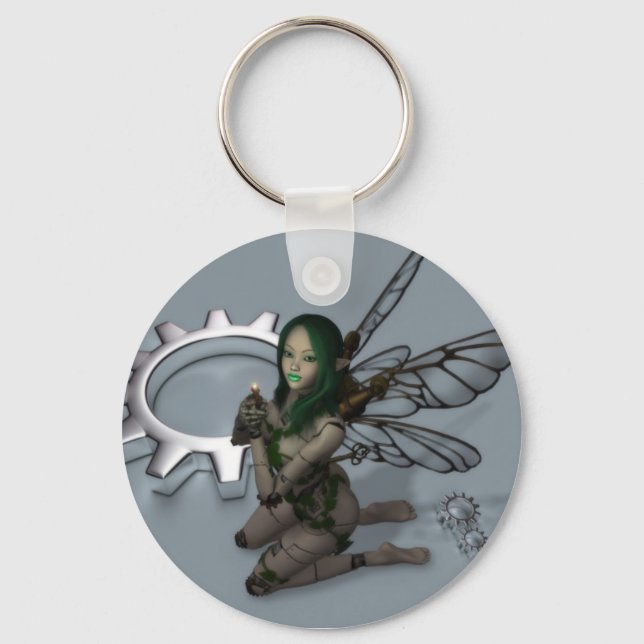 Clockwork Fairy Keychain (Front)