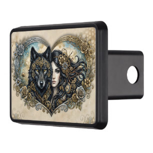 Clockwork Hearts The Eternal Bond of Wolf and Soul Hitch Cover