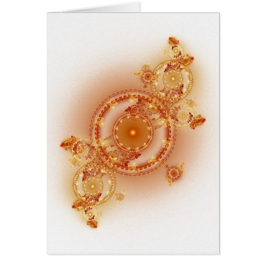 Clockwork I - Fractal Art Card (Front)