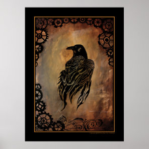 Clockwork Raven Poster