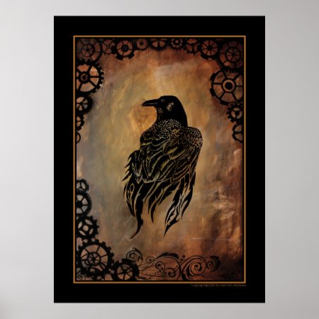 Clockwork Raven Poster