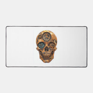 Clockwork Skull Fusion Desk Mat