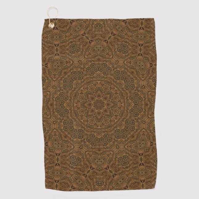 Clockwork Vintage Industrial Steampunk Golf Towel (Front)