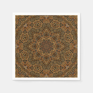 Clockwork Vintage Industrial Steampunk Napkins