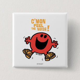Clog Dancing Mr. Noisy Button