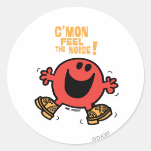 Clog Dancing Mr. Noisy Classic Round Sticker
