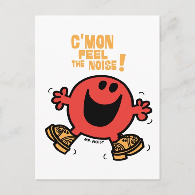 Clog Dancing Mr. Noisy Postcard (Front)