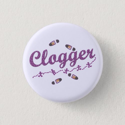 Clogger Dancers Shoes Clogging Purple Button
