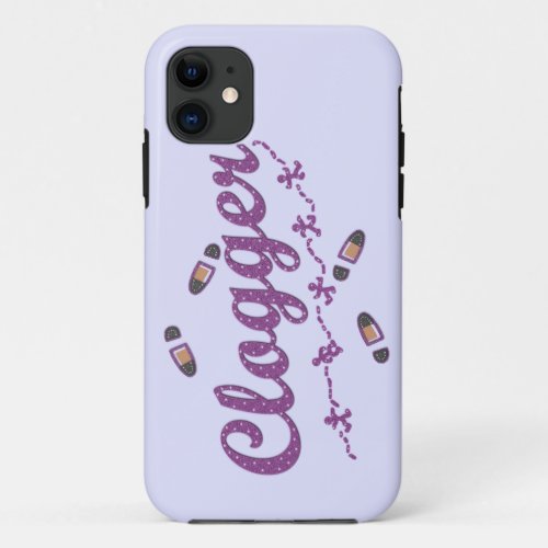 Clogger Dancers Shoes Clogging Purple iPhone 11 Case