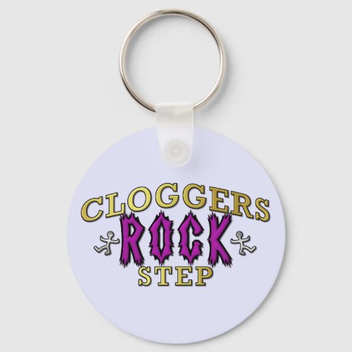 Cloggers Rock Step Clogging Dance Keychain