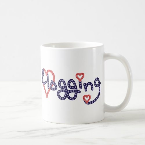 Clogging Love Stars Hearts Coffee Mug
