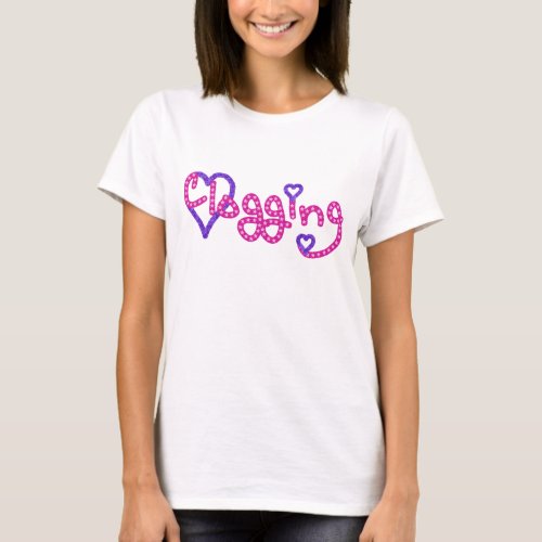 Clogging Love Stars Hearts Pink T_Shirt