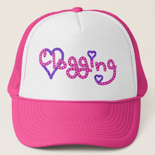 Clogging Love Stars Hearts Pink Trucker Hat