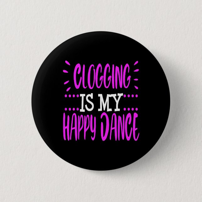 Clogging Tees  Button (Front)
