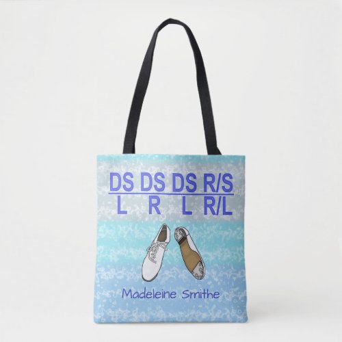 Clogging Triple Step Shoes Cloggers Custom Name Tote Bag