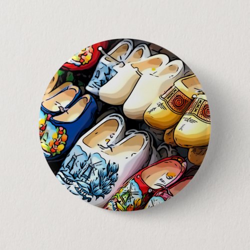 Clogs Amsterdam Netherlands _ Badge Button