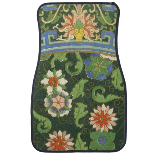 Cloisonne China Patter Asian Oriental Car Mat