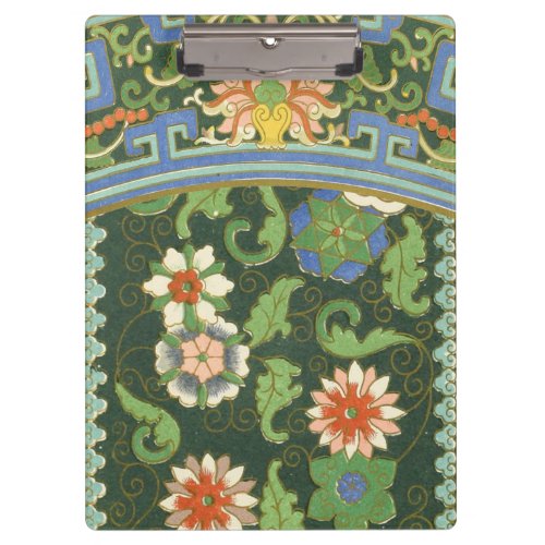 Cloisonne China Patter Asian Oriental Clipboard