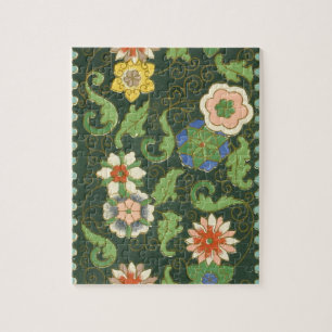 Cloisonne China Patter Asian Oriental Jigsaw Puzzle