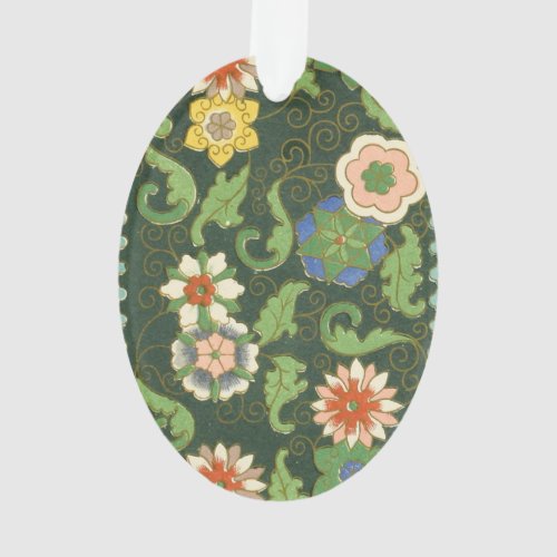 Cloisonne China Patter Asian Oriental Ornament