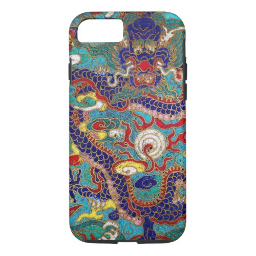 Cloisonn with Dragon Pattern iPhone 87 Case