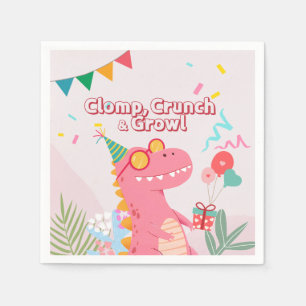 Clomp, Crunch & Growl! Dinosaur Party Napkins