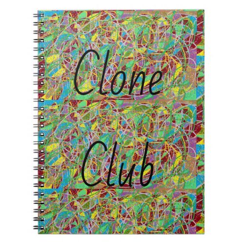 Clone Club from Orphan Black abstract art Notebook