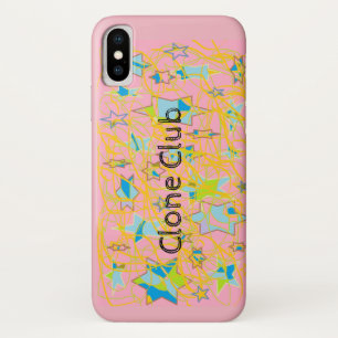 Clone Club from Orphan Black abstract stars iPhone X Case