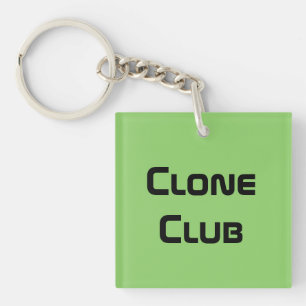 Clone club from Orphan Black modern font Keychain