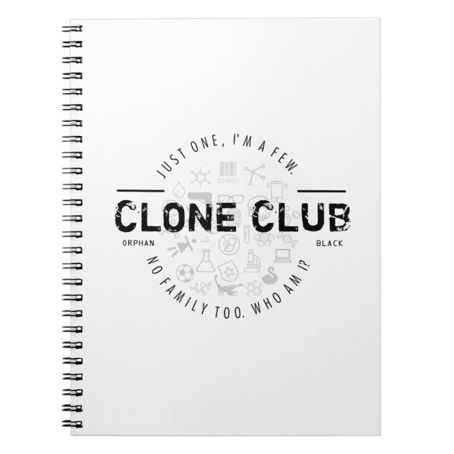 Clone Club Logo Notebook (Front)